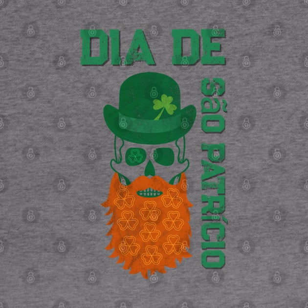 Saint Patrick's Day Skull Design by Off the Page